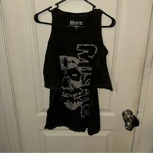Misfits womens cut off shirt